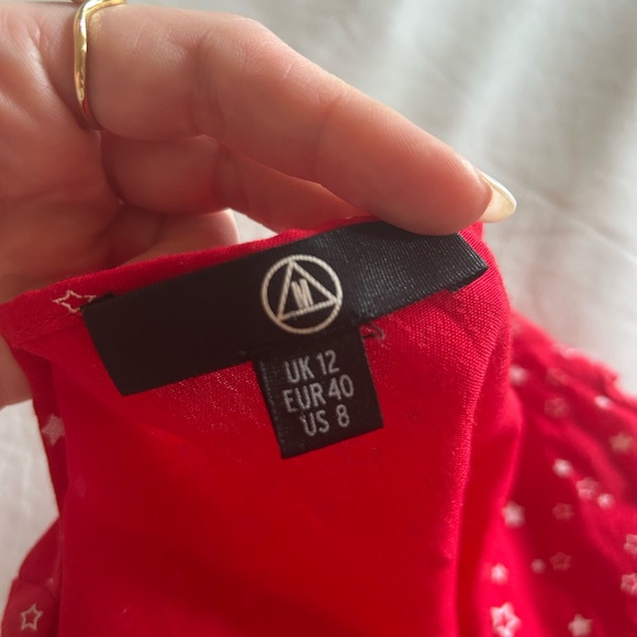 Misguided red and white star Dress - Picture 4 of 4